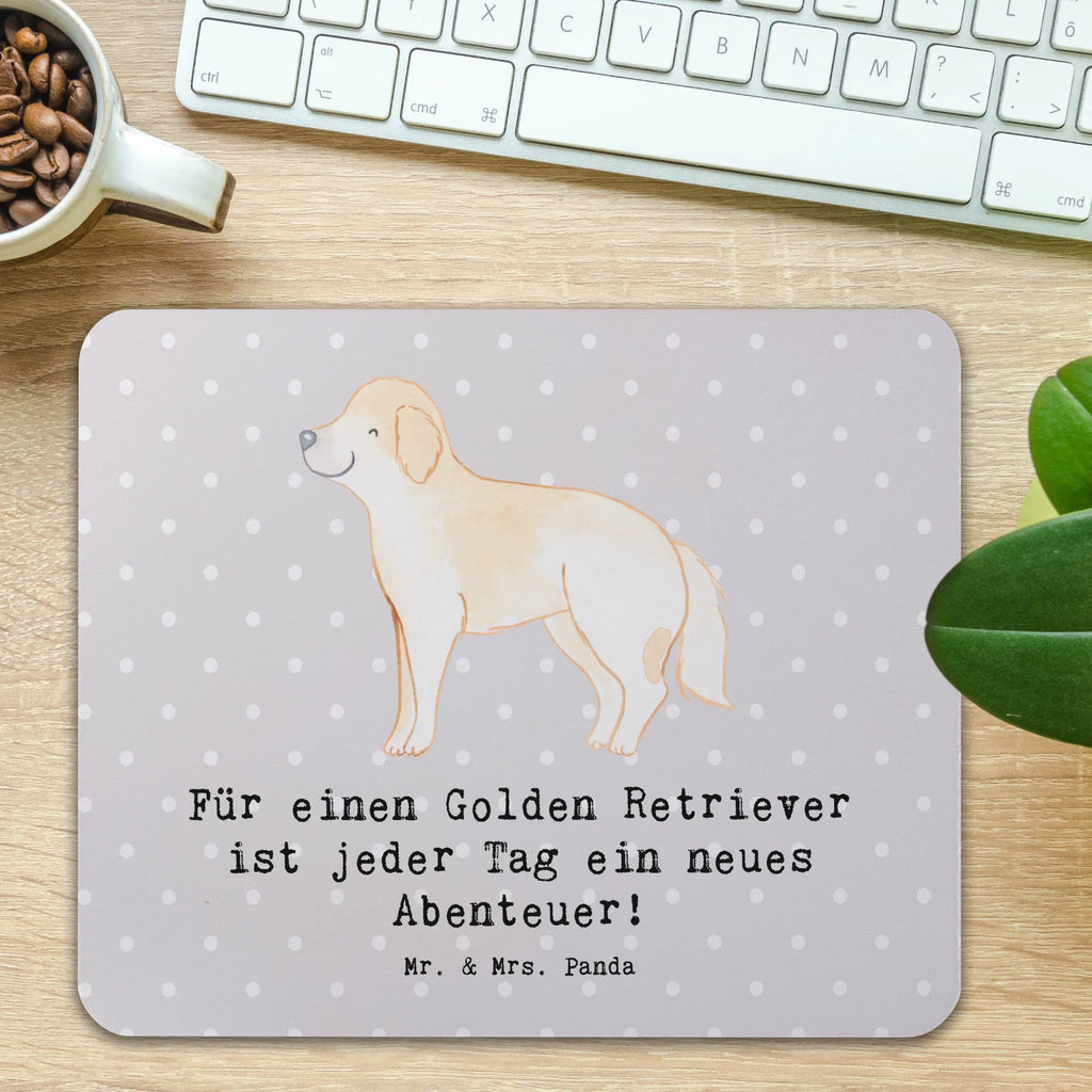 Mauspad Golden Retriever Abenteuer Computer zubehör, Mauspad, Einzigartiges Mauspad, Designer Mauspad, PC Zubehör, Mauspad Büro, Büroausstattung, Arbeitszimmer, Mausunterlage, Mousepad, Hund, Hunderasse, Rassehund, Hundebesitzer, Geschenk, Tierfreund, Schenken, Welpe