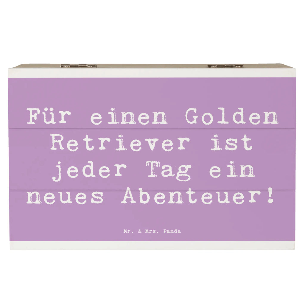 Holzkiste Spruch Golden Retriever Abenteuer Holzkiste, XXL, Erinnerungskiste, Schatzkiste, Aufbewahrungsbox, Schatulle, Dekokiste, Erinnerungsbox, Geschenkbox, Truhe, Geschenkdose, Kiste, Hund, Hunderasse, Rassehund, Hundebesitzer, Geschenk, Tierfreund, Schenken, Welpe