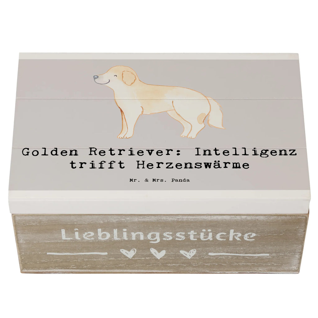 Holzkiste Golden Retriever Liebe Holzkiste, Dekokiste, Schatulle, Kiste, XXL, Truhe, Schatzkiste, Geschenkbox, Aufbewahrungsbox, Geschenkdose, Erinnerungsbox, Erinnerungskiste, Hund, Hunderasse, Rassehund, Hundebesitzer, Geschenk, Tierfreund, Schenken, Welpe