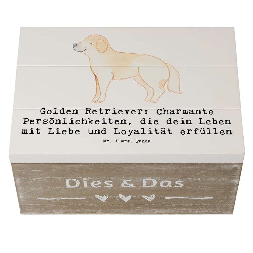 Holzkiste Golden Retriever Charme Schatulle, Erinnerungskiste, Erinnerungsbox, Dekokiste, Kiste, Aufbewahrungsbox, Geschenkbox, Schatzkiste, XXL, Geschenkdose, Truhe, Holzkiste, Hund, Hunderasse, Rassehund, Hundebesitzer, Geschenk, Tierfreund, Schenken, Welpe
