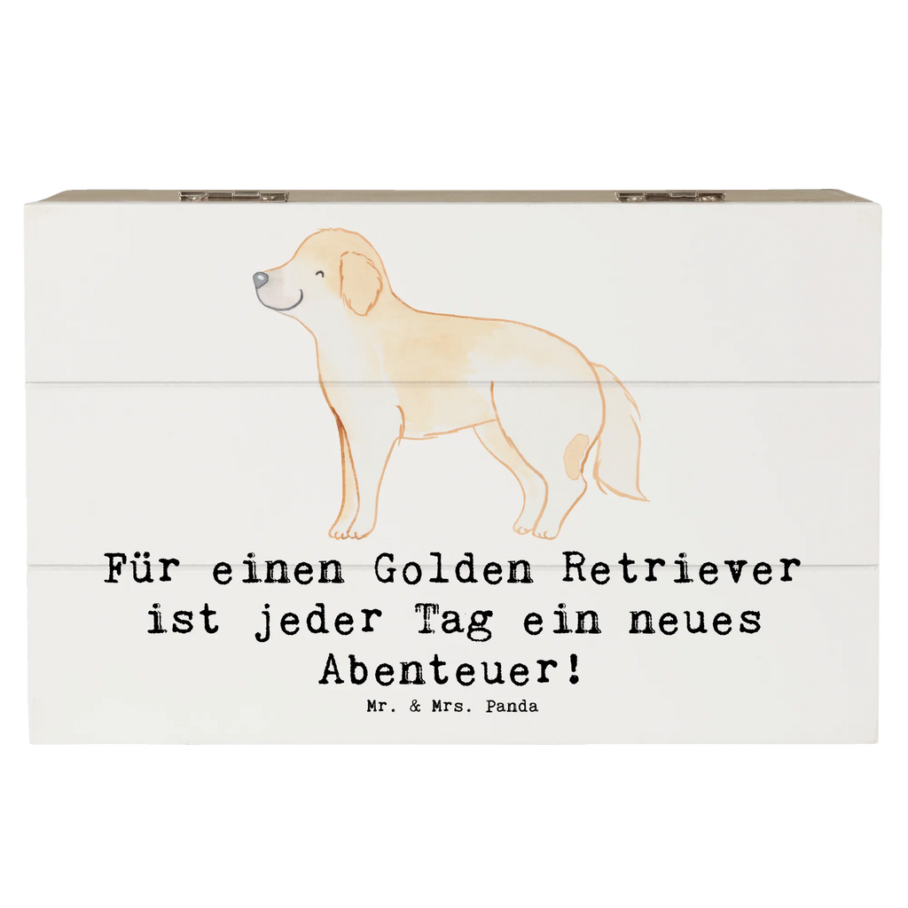 Holzkiste Golden Retriever Abenteuer Kiste, Geschenkdose, Schatzkiste, Geschenkbox, XXL, Dekokiste, Schatulle, Erinnerungskiste, Aufbewahrungsbox, Truhe, Holzkiste, Erinnerungsbox, Hund, Hunderasse, Rassehund, Hundebesitzer, Geschenk, Tierfreund, Schenken, Welpe
