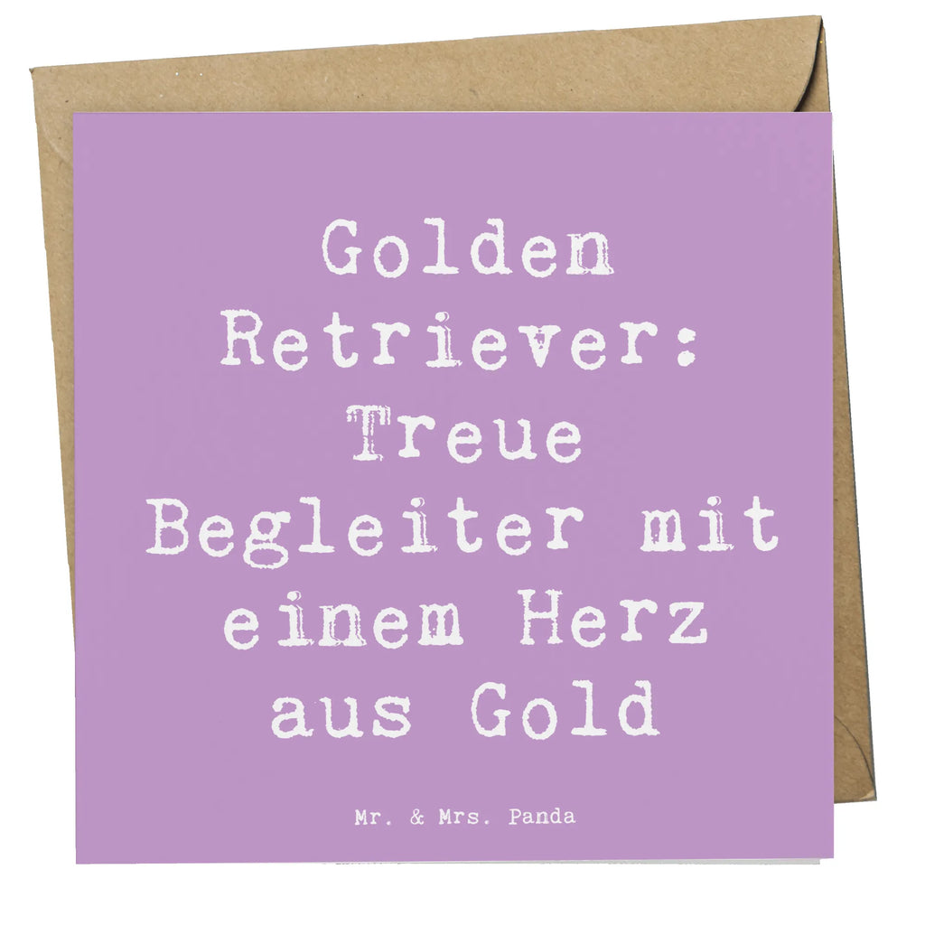 Deluxe Karte Spruch Golden Retriever Freund Hochwertige Klappkarte, Karte, Einladungskarte, Hochzeitskarte, Grußkarte, Glückwunschkarte, Geburtstagskarte, Klappkarte, Hochwertige Grußkarte, Hund, Hunderasse, Rassehund, Hundebesitzer, Geschenk, Tierfreund, Schenken, Welpe