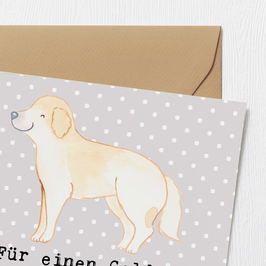 Deluxe Card Für einen Golden Retriever ist jeder Tag ein neues Abenteuer! Grußkarte, Karte, Hochwertige Klappkarte, Einladungskarte, Hochzeitskarte, Hochwertige Grußkarte, Klappkarte, Geburtstagskarte, Glückwunschkarte, Hund, Hunderasse, Rassehund, Hundebesitzer, Geschenk, Tierfreund, Schenken, Welpe
