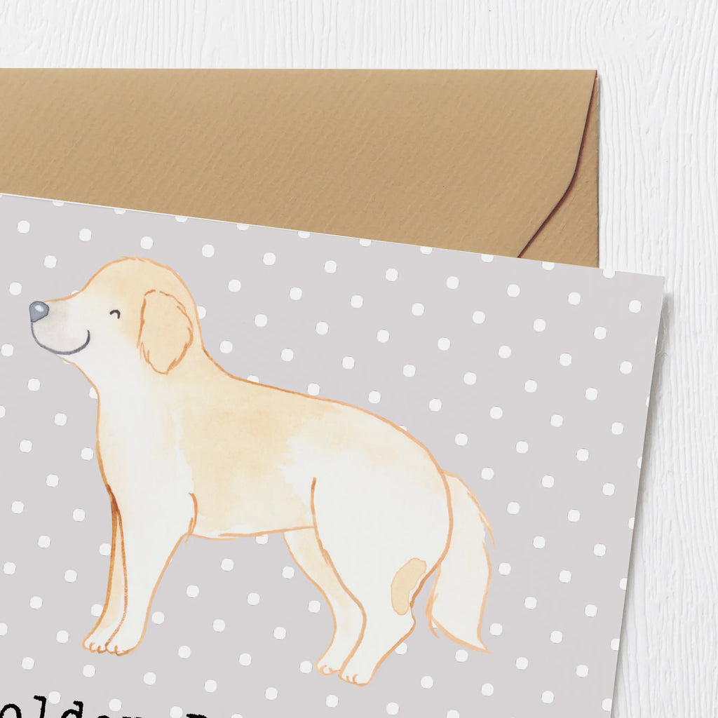 Deluxe Karte Golden Retriever Liebe Hochwertige Grußkarte, Karte, Geburtstagskarte, Hochwertige Klappkarte, Grußkarte, Klappkarte, Hochzeitskarte, Einladungskarte, Glückwunschkarte, Hund, Hunderasse, Rassehund, Hundebesitzer, Geschenk, Tierfreund, Schenken, Welpe