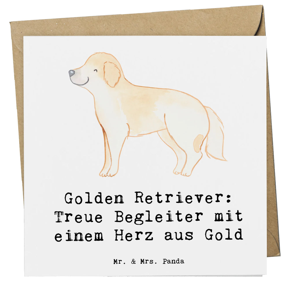 Deluxe Card Golden Retriever: Treue Begleiter mit einem Herz aus Gold Klappkarte, Hochwertige Klappkarte, Geburtstagskarte, Karte, Hochwertige Grußkarte, Grußkarte, Glückwunschkarte, Einladungskarte, Hochzeitskarte, Hund, Hunderasse, Rassehund, Hundebesitzer, Geschenk, Tierfreund, Schenken, Welpe