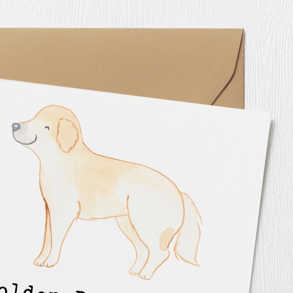 Deluxe Card Golden Retriever: Treue Begleiter mit einem Herz aus Gold Klappkarte, Hochwertige Klappkarte, Geburtstagskarte, Karte, Hochwertige Grußkarte, Grußkarte, Glückwunschkarte, Einladungskarte, Hochzeitskarte, Hund, Hunderasse, Rassehund, Hundebesitzer, Geschenk, Tierfreund, Schenken, Welpe