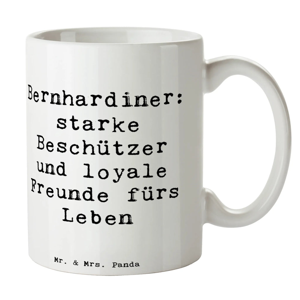 Mug Saying Bernhardiner: starke Beschützer und loyale Freunde fürs Leben Bürotasse, Tasse mit Motiven, Tasse mit Zitaten, Tasse, Kaffeetasse, Keramiktasse, Porzellantasse, Teetasse, Geschenktasse, Hund, Hunderasse, Rassehund, Hundebesitzer, Geschenk, Tierfreund, Schenken, Welpe