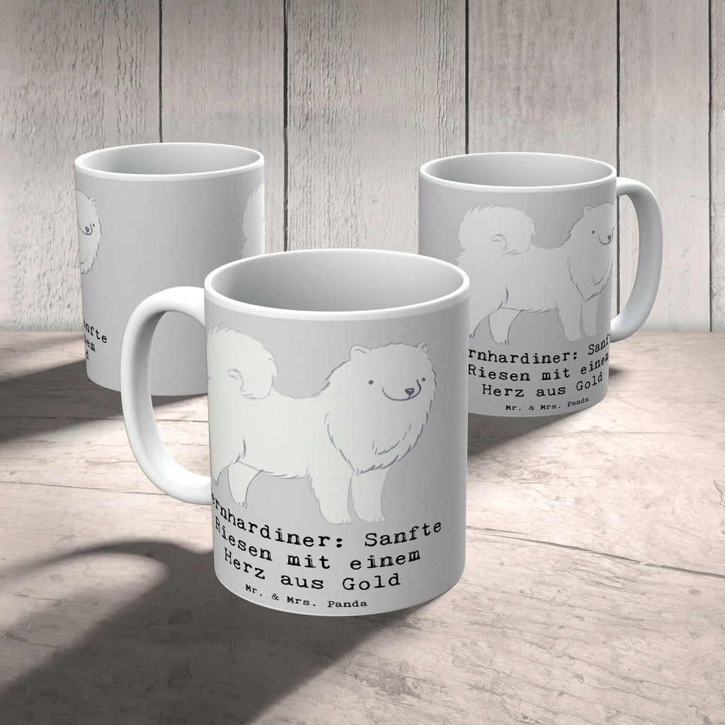 Tasse Bernhardiner Herz Teetasse, Porzellantasse, Tasse mit Motiven, Kaffeetasse, Bürotasse, Geschenktasse, Tasse mit Zitaten, Keramiktasse, Tasse, Hund, Hunderasse, Rassehund, Hundebesitzer, Geschenk, Tierfreund, Schenken, Welpe