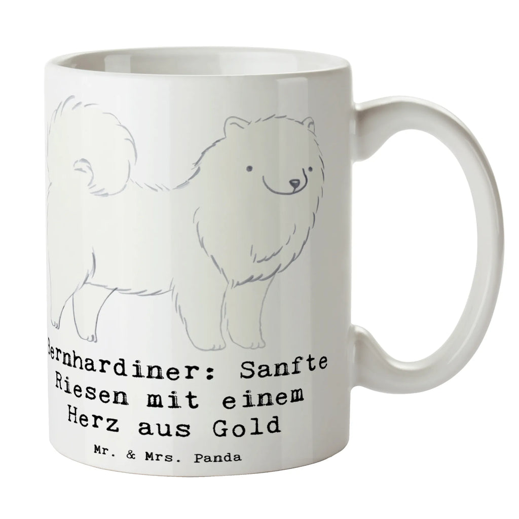 Tasse Bernhardiner Herz Teetasse, Porzellantasse, Tasse mit Motiven, Kaffeetasse, Bürotasse, Geschenktasse, Tasse mit Zitaten, Keramiktasse, Tasse, Hund, Hunderasse, Rassehund, Hundebesitzer, Geschenk, Tierfreund, Schenken, Welpe