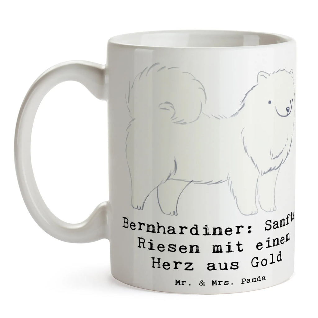 Tasse Bernhardiner Herz Teetasse, Porzellantasse, Tasse mit Motiven, Kaffeetasse, Bürotasse, Geschenktasse, Tasse mit Zitaten, Keramiktasse, Tasse, Hund, Hunderasse, Rassehund, Hundebesitzer, Geschenk, Tierfreund, Schenken, Welpe