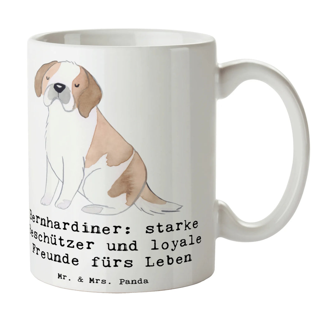 Tasse Bernhardiner Treue Geschenktasse, Keramiktasse, Teetasse, Tasse mit Zitaten, Tasse, Tasse mit Motiven, Kaffeetasse, Bürotasse, Porzellantasse, Hund, Hunderasse, Rassehund, Hundebesitzer, Geschenk, Tierfreund, Schenken, Welpe