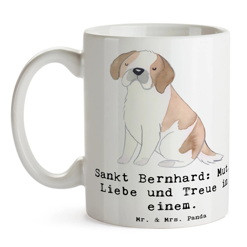 Tasse Sankt Bernhard Teetasse, Kaffeetasse, Porzellantasse, Tasse mit Motiven, Keramiktasse, Geschenktasse, Bürotasse, Tasse mit Zitaten, Tasse, Hund, Hunderasse, Rassehund, Hundebesitzer, Geschenk, Tierfreund, Schenken, Welpe