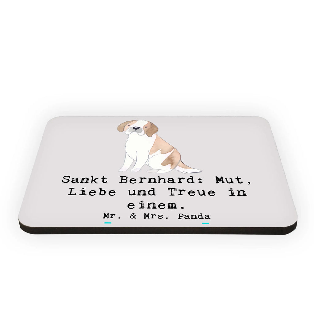 Magnet Sankt Bernhard: Mut, Liebe und Treue in einem. Pinnwandmagnet, Dekomagnet, Kühlschrankmagnet, Notiz Magnet, Kühlschrank Dekoration, Motivmagnete, Whiteboard Magnet, Souvenir Magnet, Hund, Hunderasse, Rassehund, Hundebesitzer, Geschenk, Tierfreund, Schenken, Welpe