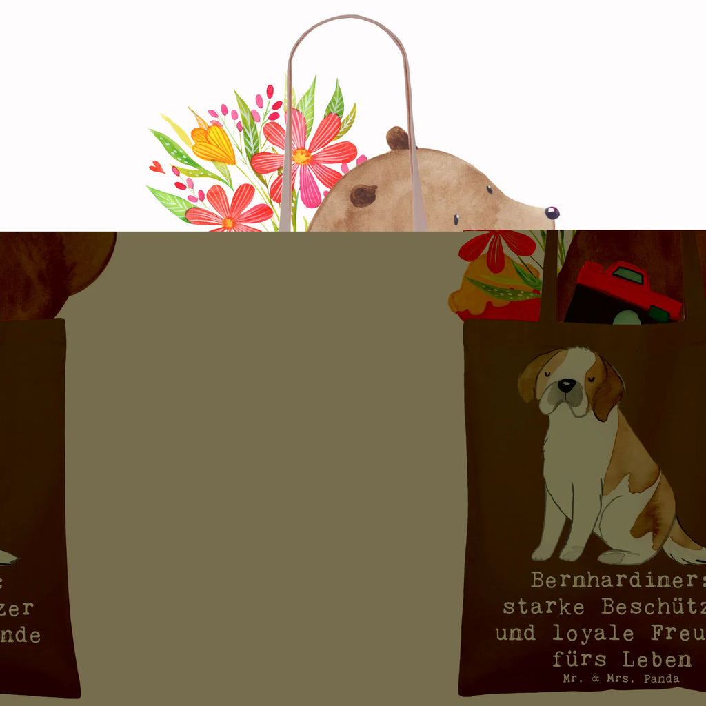 Tote bag Bernhardiner: starke Beschützer und loyale Freunde fürs Leben Stoffbeutel, Laptoptasche, Einkaufstasche, Beutel, Shopper, Tragetasche, Strandtasche, Umhängetasche, Beuteltasche, Stofftasche, Badetasche, Jutebeutel, Einkaufstüte, Tasche, Jutetasche, Schultertasche, Hund, Hunderasse, Rassehund, Hundebesitzer, Geschenk, Tierfreund, Schenken, Welpe