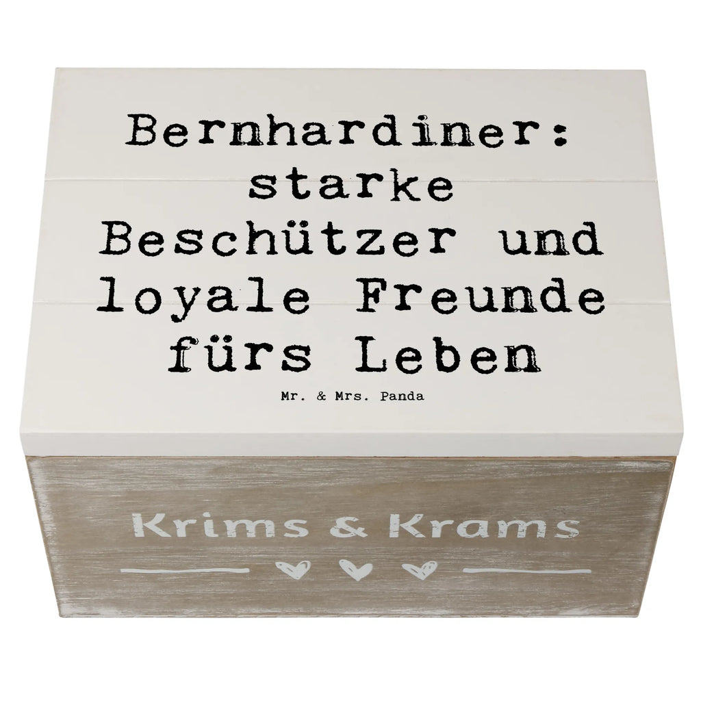 Holzkiste Spruch Bernhardiner Treue Dekokiste, XXL, Geschenkdose, Schatulle, Holzkiste, Aufbewahrungsbox, Kiste, Geschenkbox, Truhe, Erinnerungskiste, Schatzkiste, Erinnerungsbox, Hund, Hunderasse, Rassehund, Hundebesitzer, Geschenk, Tierfreund, Schenken, Welpe