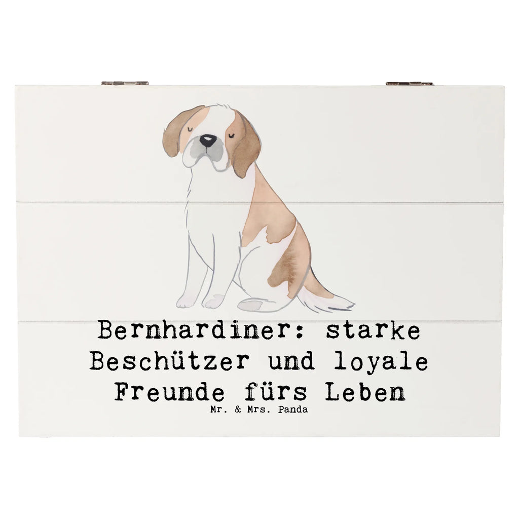 Holzkiste Bernhardiner Treue Erinnerungsbox, Kiste, Dekokiste, Geschenkdose, Truhe, Geschenkbox, Aufbewahrungsbox, Holzkiste, XXL, Schatzkiste, Erinnerungskiste, Schatulle, Hund, Hunderasse, Rassehund, Hundebesitzer, Geschenk, Tierfreund, Schenken, Welpe