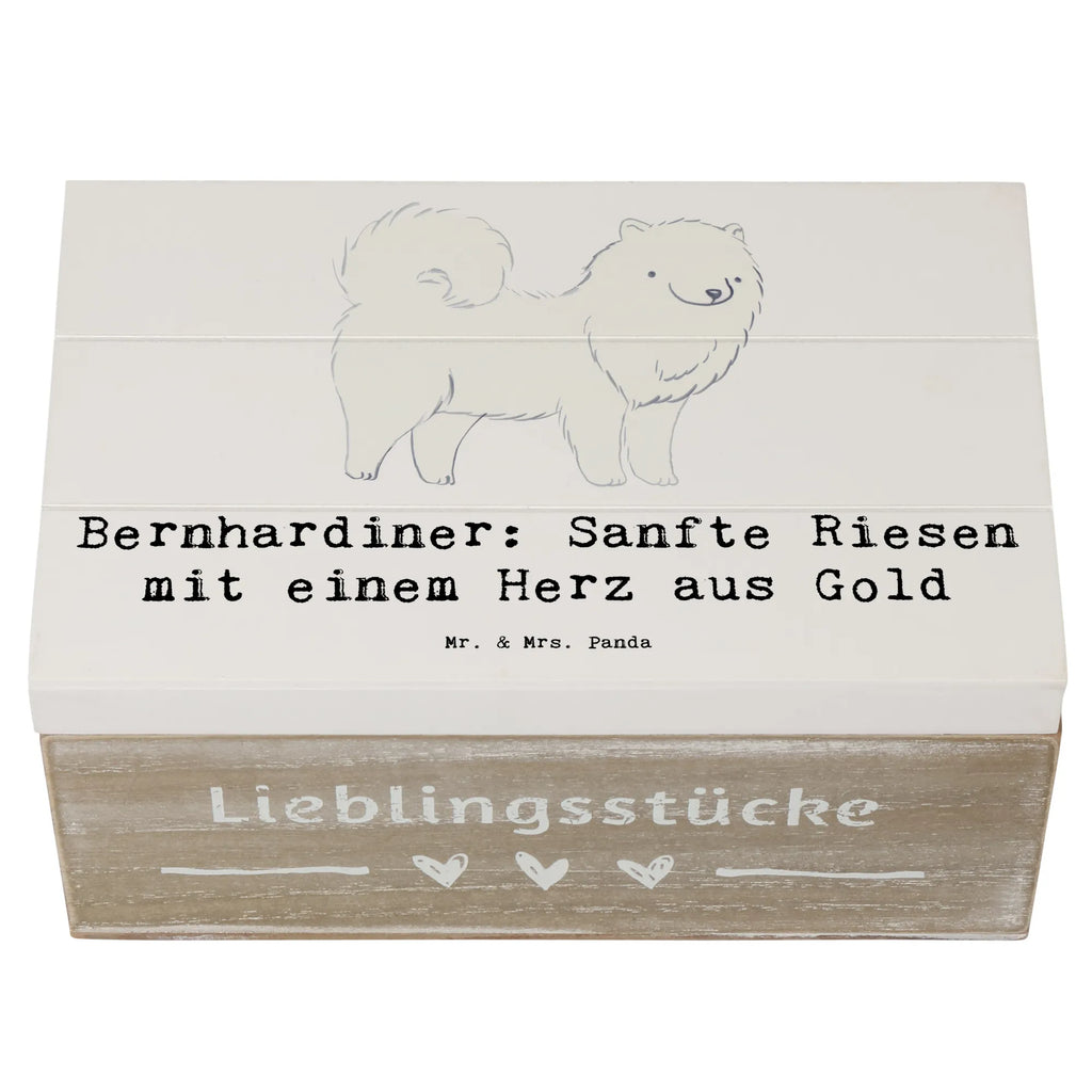 Holzkiste Bernhardiner Herz Aufbewahrungsbox, Schatzkiste, Kiste, Erinnerungsbox, Holzkiste, Erinnerungskiste, Dekokiste, Schatulle, Geschenkdose, XXL, Truhe, Geschenkbox, Hund, Hunderasse, Rassehund, Hundebesitzer, Geschenk, Tierfreund, Schenken, Welpe