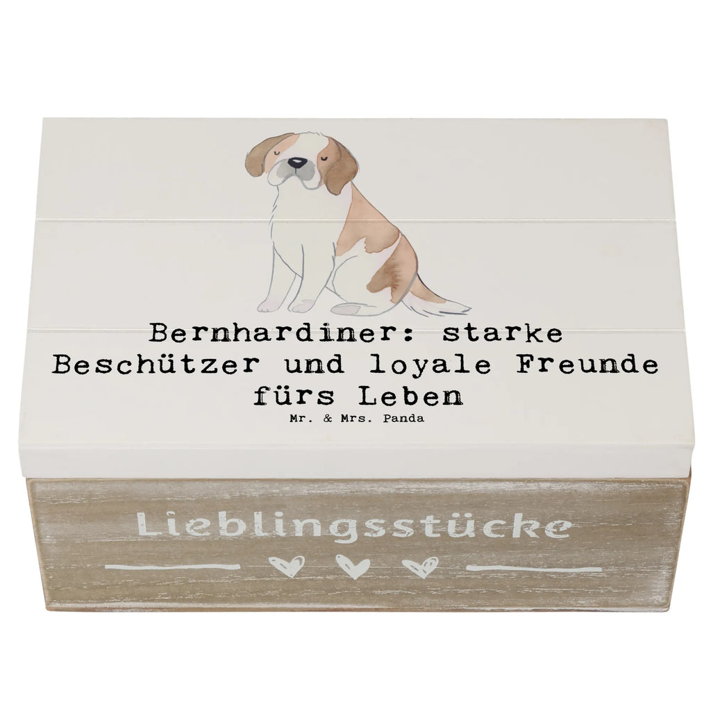 Holzkiste Bernhardiner Treue Erinnerungsbox, Kiste, Dekokiste, Geschenkdose, Truhe, Geschenkbox, Aufbewahrungsbox, Holzkiste, XXL, Schatzkiste, Erinnerungskiste, Schatulle, Hund, Hunderasse, Rassehund, Hundebesitzer, Geschenk, Tierfreund, Schenken, Welpe