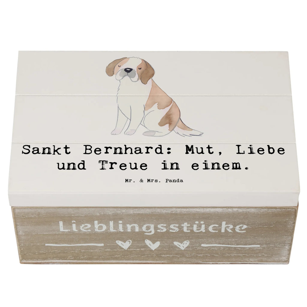 Holzkiste Sankt Bernhard Schatzkiste, XXL, Erinnerungsbox, Schatulle, Holzkiste, Dekokiste, Kiste, Truhe, Erinnerungskiste, Aufbewahrungsbox, Geschenkdose, Geschenkbox, Hund, Hunderasse, Rassehund, Hundebesitzer, Geschenk, Tierfreund, Schenken, Welpe