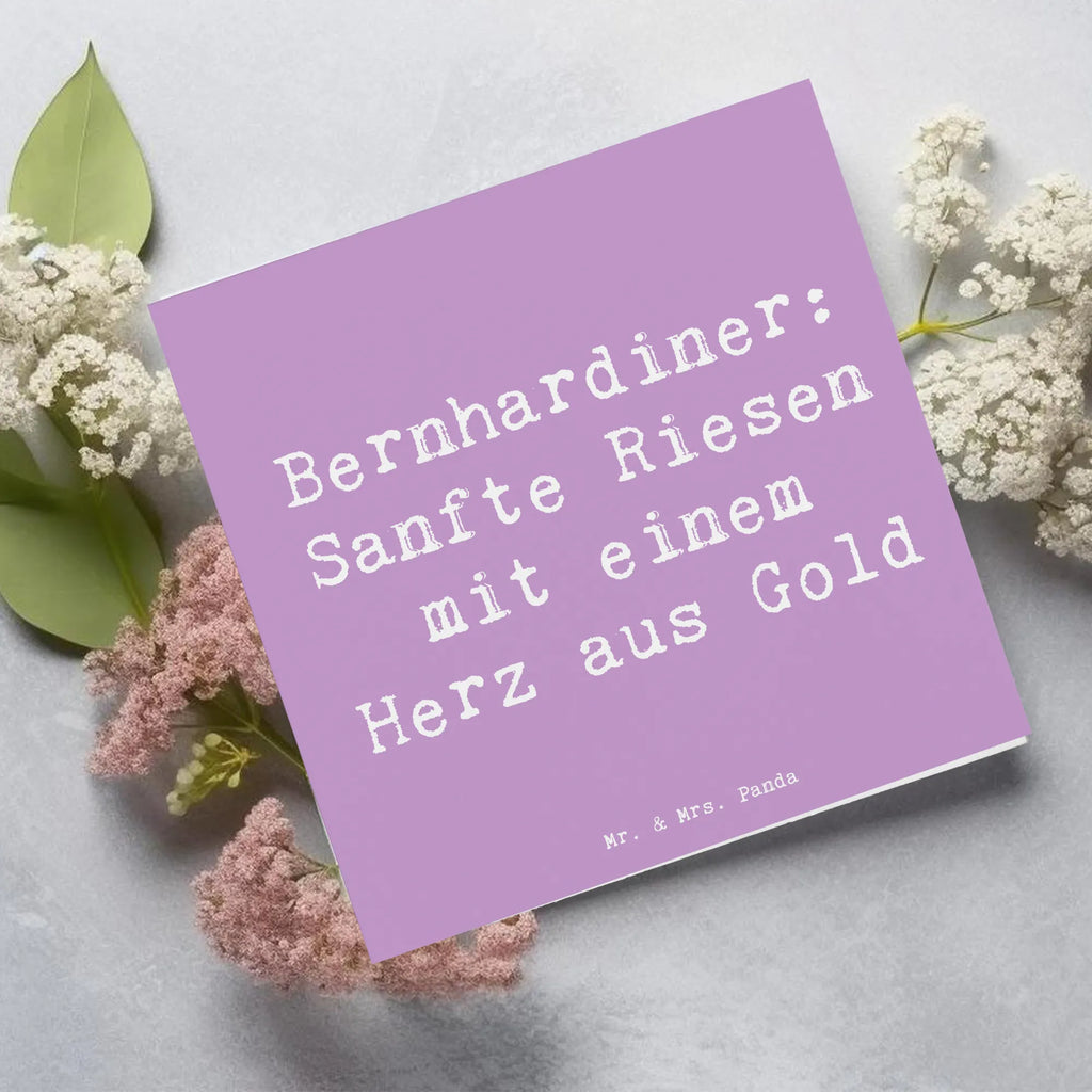 Deluxe Karte Spruch Bernhardiner Herz Glückwunschkarte, Geburtstagskarte, Karte, Grußkarte, Hochzeitskarte, Hochwertige Grußkarte, Klappkarte, Hochwertige Klappkarte, Einladungskarte, Hund, Hunderasse, Rassehund, Hundebesitzer, Geschenk, Tierfreund, Schenken, Welpe