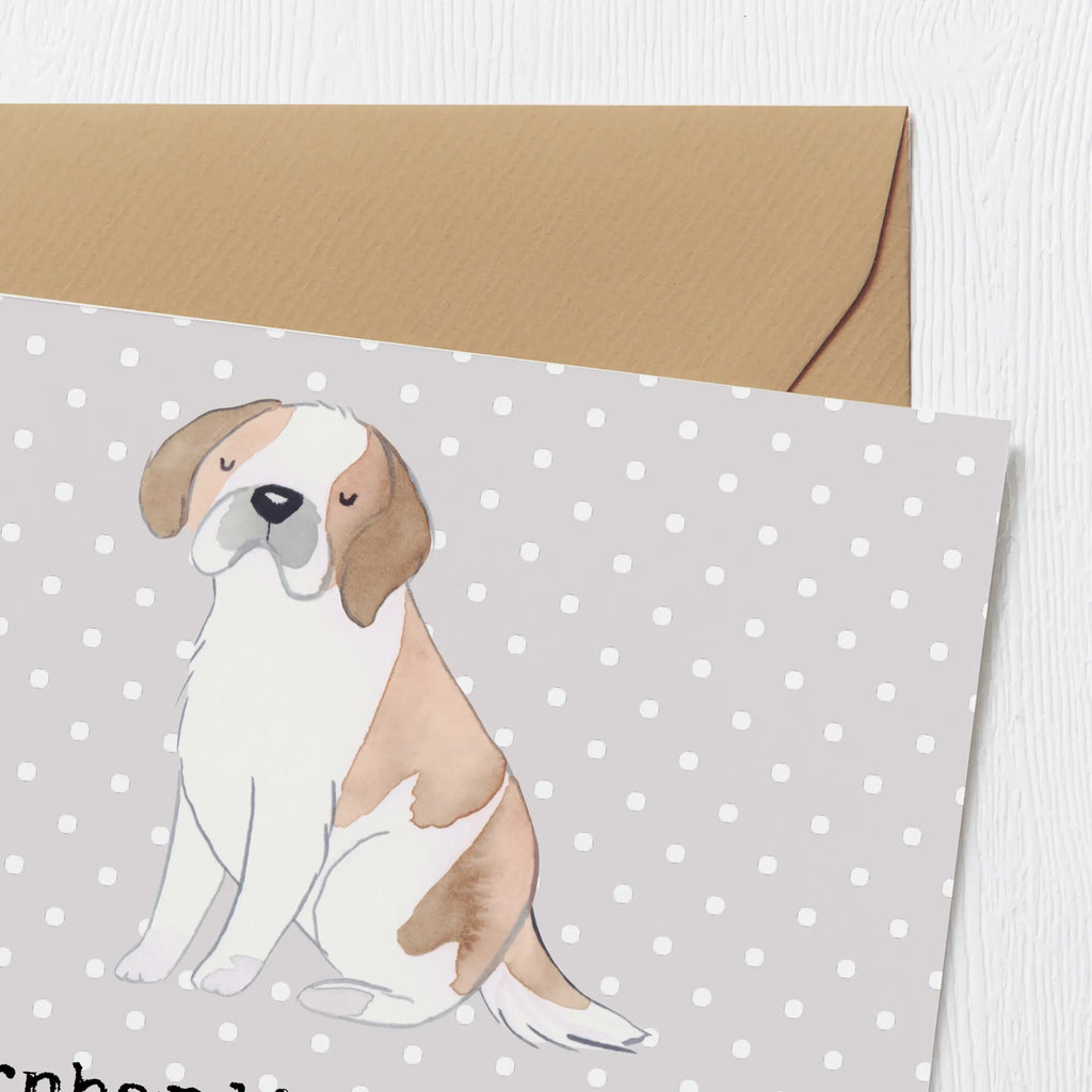 Deluxe Card Bernhardiner: starke Beschützer und loyale Freunde fürs Leben Geburtstagskarte, Hochzeitskarte, Karte, Hochwertige Grußkarte, Klappkarte, Einladungskarte, Hochwertige Klappkarte, Grußkarte, Glückwunschkarte, Hund, Hunderasse, Rassehund, Hundebesitzer, Geschenk, Tierfreund, Schenken, Welpe