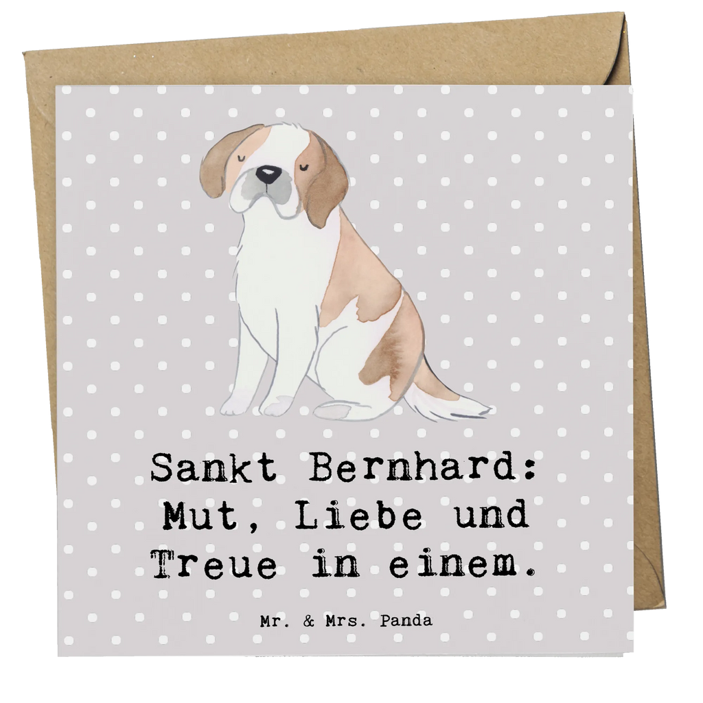 Deluxe Card Sankt Bernhard: Mut, Liebe und Treue in einem. Glückwunschkarte, Hochwertige Grußkarte, Einladungskarte, Hochwertige Klappkarte, Klappkarte, Karte, Grußkarte, Geburtstagskarte, Hochzeitskarte, Hund, Hunderasse, Rassehund, Hundebesitzer, Geschenk, Tierfreund, Schenken, Welpe