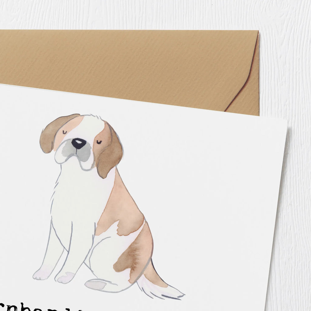 Deluxe Card Bernhardiner: starke Beschützer und loyale Freunde fürs Leben Geburtstagskarte, Hochzeitskarte, Karte, Hochwertige Grußkarte, Klappkarte, Einladungskarte, Hochwertige Klappkarte, Grußkarte, Glückwunschkarte, Hund, Hunderasse, Rassehund, Hundebesitzer, Geschenk, Tierfreund, Schenken, Welpe