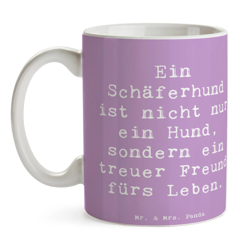 Tasse Spruch Schäferhund Freund Keramiktasse, Tasse mit Motiven, Tasse mit Zitaten, Teetasse, Tasse, Porzellantasse, Bürotasse, Geschenktasse, Kaffeetasse, Hund, Hunderasse, Rassehund, Hundebesitzer, Geschenk, Tierfreund, Schenken, Welpe