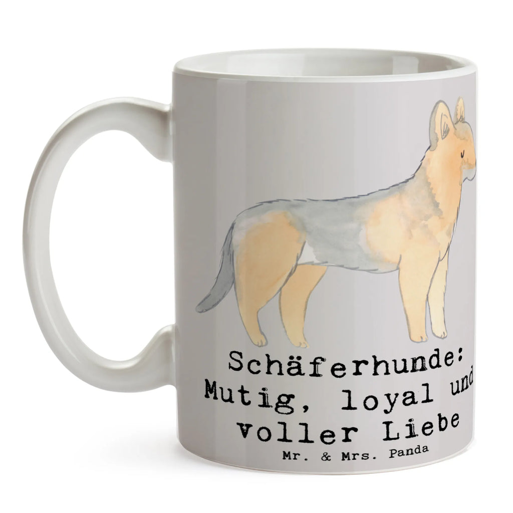 Mug Schäferhunde: Mutig, loyal und voller Liebe Keramiktasse, Kaffeetasse, Tasse mit Motiven, Tasse mit Zitaten, Teetasse, Tasse, Geschenktasse, Porzellantasse, Bürotasse, Hund, Hunderasse, Rassehund, Hundebesitzer, Geschenk, Tierfreund, Schenken, Welpe