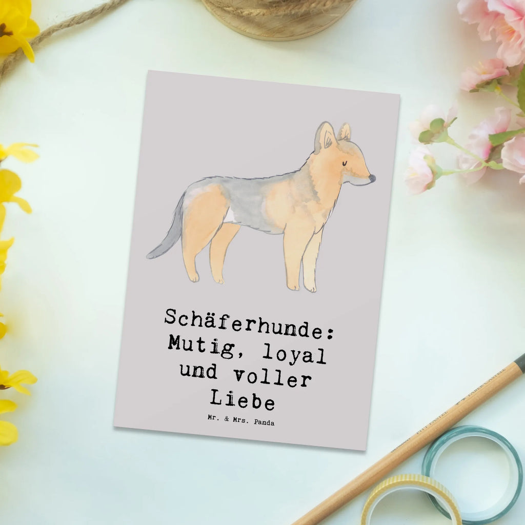 Postkarte Schäferhunde Freundschaft Einladung Geburtstag, Einladungskarte, Ansichtskarten, Einladungskarten Geburtstag, Ansichtskarte, Grußkarte, Einladung, Postkarte, Karte, Geschenkkarte, Dankeskarte, Geburtstagskarte, Hund, Hunderasse, Rassehund, Hundebesitzer, Geschenk, Tierfreund, Schenken, Welpe