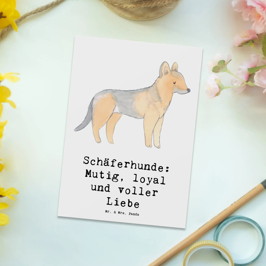 Postkarte Schäferhunde Freundschaft Einladung Geburtstag, Einladungskarte, Ansichtskarten, Einladungskarten Geburtstag, Ansichtskarte, Grußkarte, Einladung, Postkarte, Karte, Geschenkkarte, Dankeskarte, Geburtstagskarte, Hund, Hunderasse, Rassehund, Hundebesitzer, Geschenk, Tierfreund, Schenken, Welpe