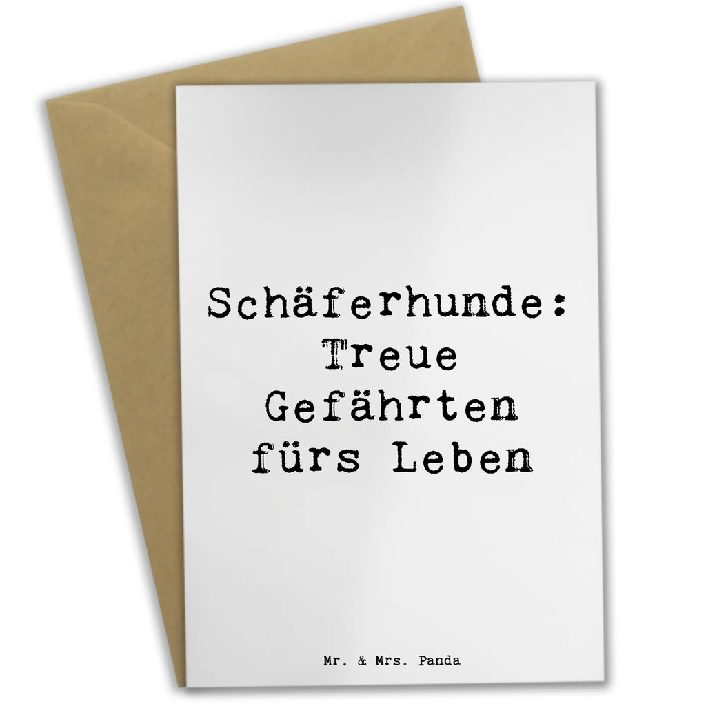 Greetings card Saying Schäferhunde: Treue Gefährten fürs Leben Ansichtskarten, Geburtstagskarte, Grußkarte, Karte, Klappkarte, Hochzeitskarte, Glückwunschkarte, Einladungskarte, Hund, Hunderasse, Rassehund, Hundebesitzer, Geschenk, Tierfreund, Schenken, Welpe
