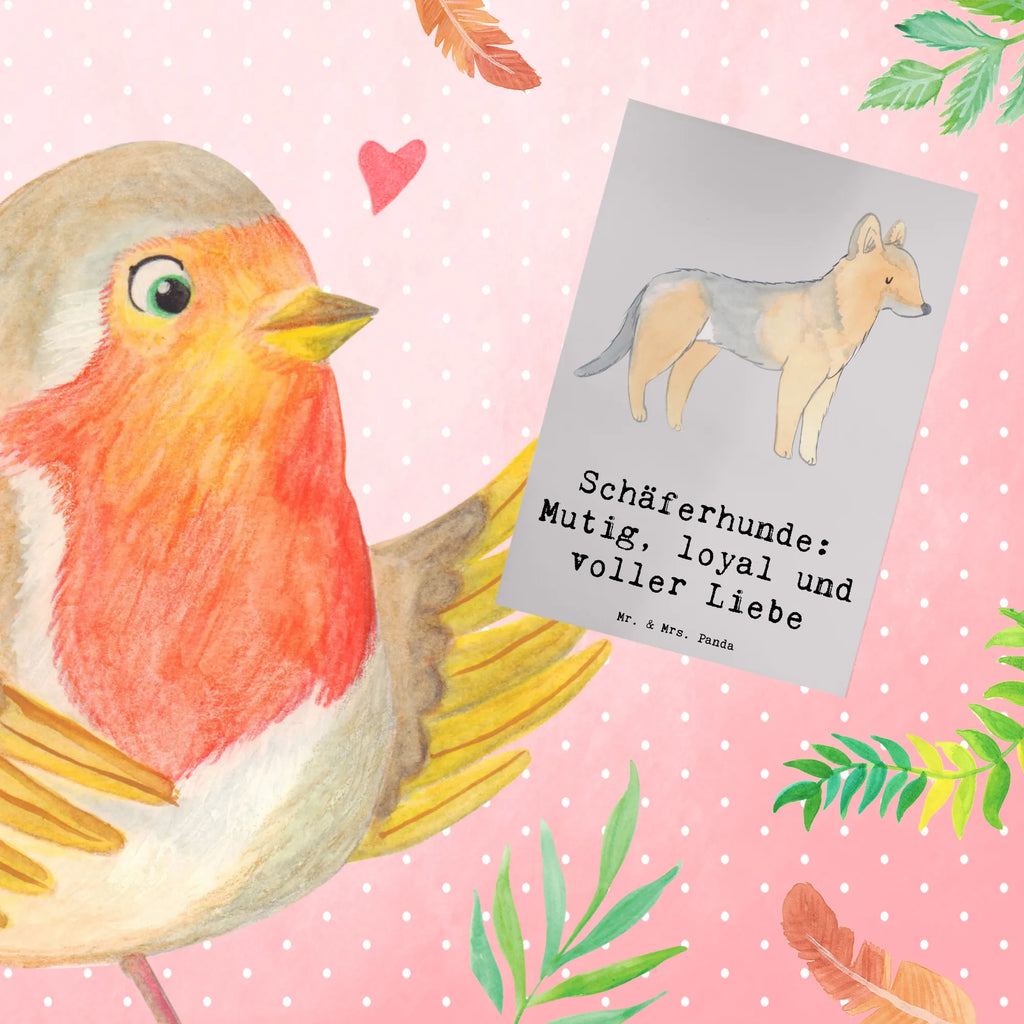 Greetings card Schäferhunde: Mutig, loyal und voller Liebe Glückwunschkarte, Hochzeitskarte, Geburtstagskarte, Grußkarte, Einladungskarte, Klappkarte, Karte, Ansichtskarten, Hund, Hunderasse, Rassehund, Hundebesitzer, Geschenk, Tierfreund, Schenken, Welpe