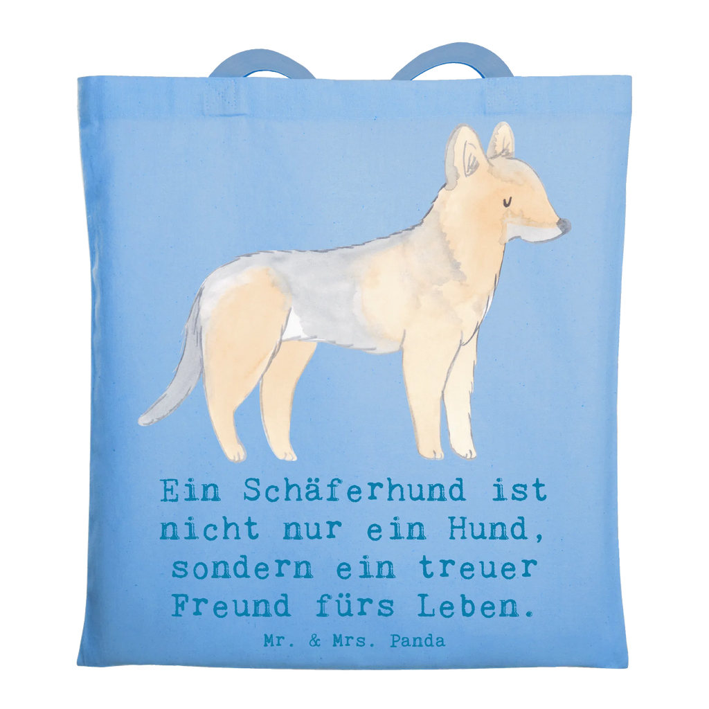 Tote bag Ein Schäferhund ist nicht nur ein Hund, sondern ein treuer Freund fürs Leben. Tasche, Jutebeutel, Einkaufstüte, Tragetasche, Stoffbeutel, Einkaufstasche, Badetasche, Beuteltasche, Schultertasche, Jutetasche, Stofftasche, Laptoptasche, Strandtasche, Umhängetasche, Shopper, Beutel, Hund, Hunderasse, Rassehund, Hundebesitzer, Geschenk, Tierfreund, Schenken, Welpe