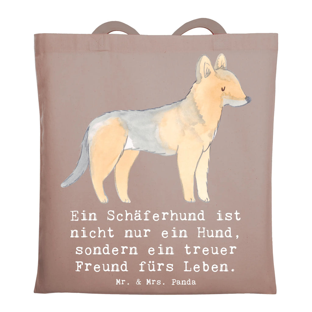 Tote bag Ein Schäferhund ist nicht nur ein Hund, sondern ein treuer Freund fürs Leben. Tasche, Jutebeutel, Einkaufstüte, Tragetasche, Stoffbeutel, Einkaufstasche, Badetasche, Beuteltasche, Schultertasche, Jutetasche, Stofftasche, Laptoptasche, Strandtasche, Umhängetasche, Shopper, Beutel, Hund, Hunderasse, Rassehund, Hundebesitzer, Geschenk, Tierfreund, Schenken, Welpe