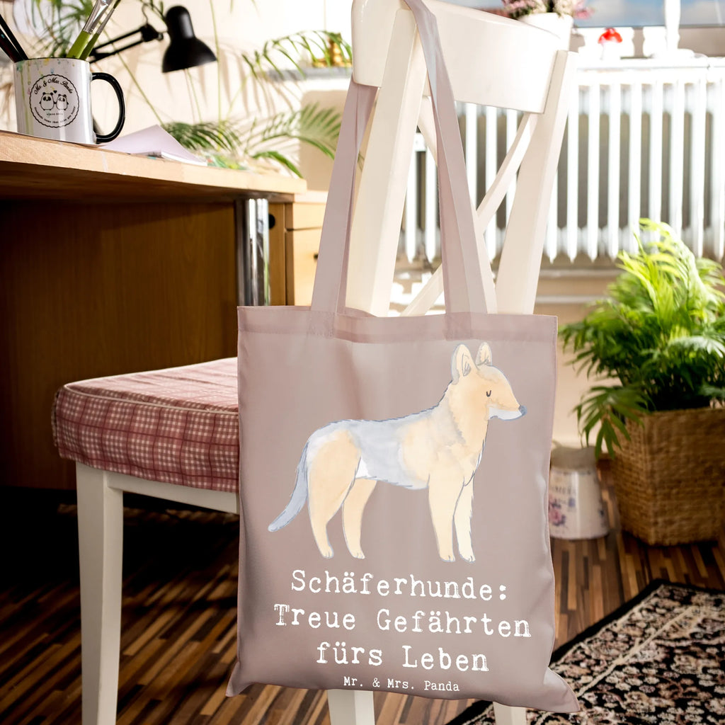Tragetasche Schäferhund Gefährten Stoffbeutel, Strandtasche, Tragetasche, Jutebeutel, Jutetasche, Schultertasche, Tasche, Laptoptasche, Stofftasche, Shopper, Umhängetasche, Einkaufstüte, Beutel, Badetasche, Beuteltasche, Einkaufstasche, Hund, Hunderasse, Rassehund, Hundebesitzer, Geschenk, Tierfreund, Schenken, Welpe