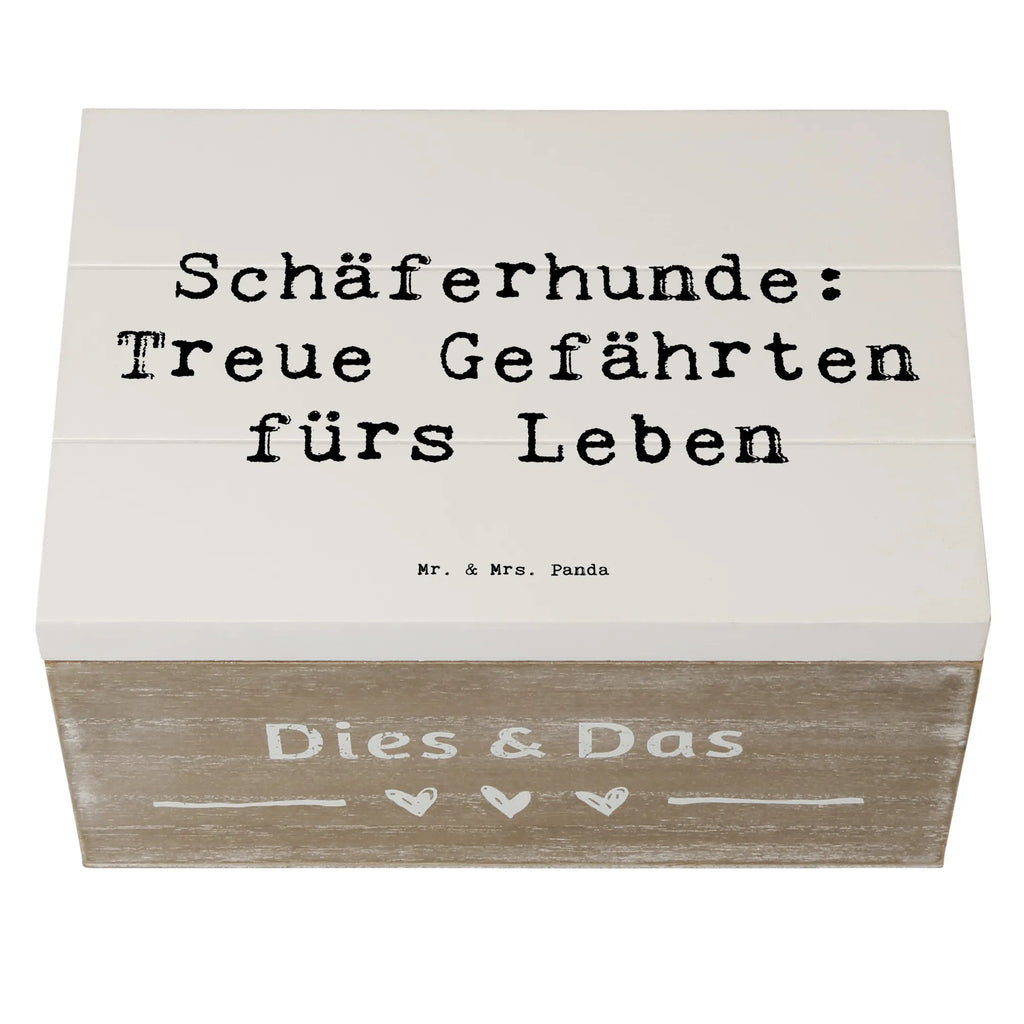 Holzkiste Spruch Schäferhund Gefährten XXL, Geschenkdose, Dekokiste, Erinnerungsbox, Schatulle, Geschenkbox, Aufbewahrungsbox, Erinnerungskiste, Holzkiste, Schatzkiste, Truhe, Kiste, Hund, Hunderasse, Rassehund, Hundebesitzer, Geschenk, Tierfreund, Schenken, Welpe