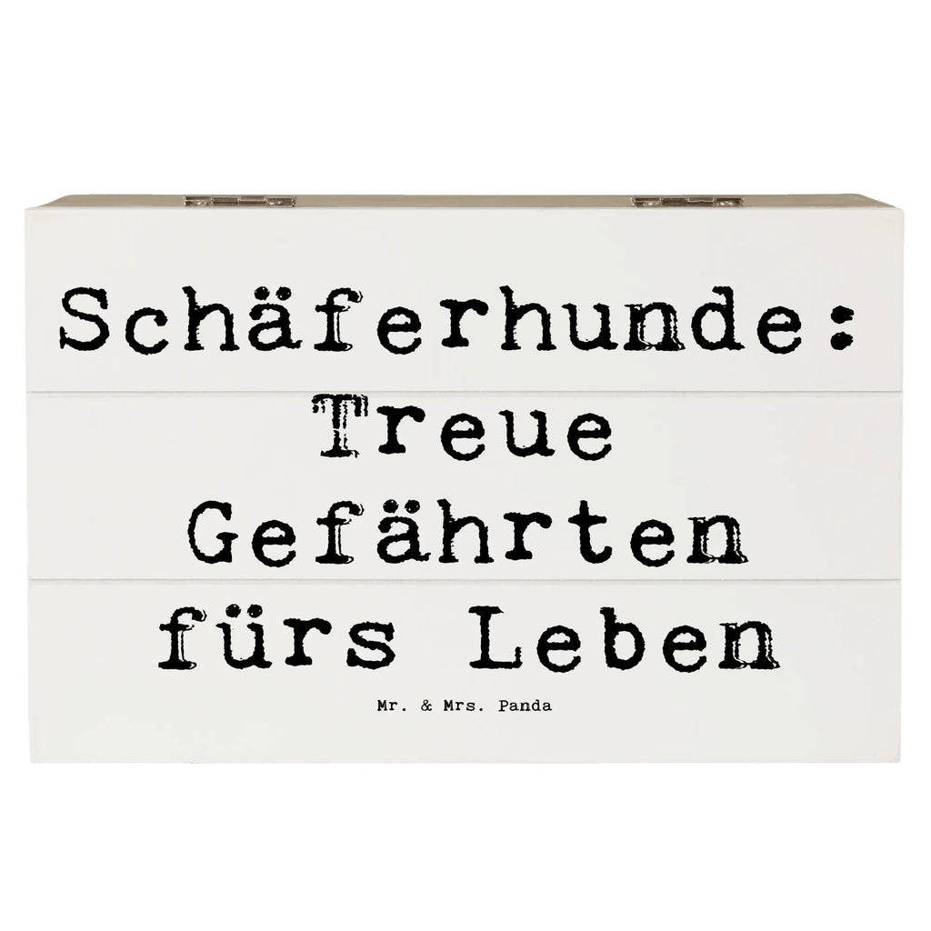 Holzkiste Spruch Schäferhund Gefährten XXL, Geschenkdose, Dekokiste, Erinnerungsbox, Schatulle, Geschenkbox, Aufbewahrungsbox, Erinnerungskiste, Holzkiste, Schatzkiste, Truhe, Kiste, Hund, Hunderasse, Rassehund, Hundebesitzer, Geschenk, Tierfreund, Schenken, Welpe