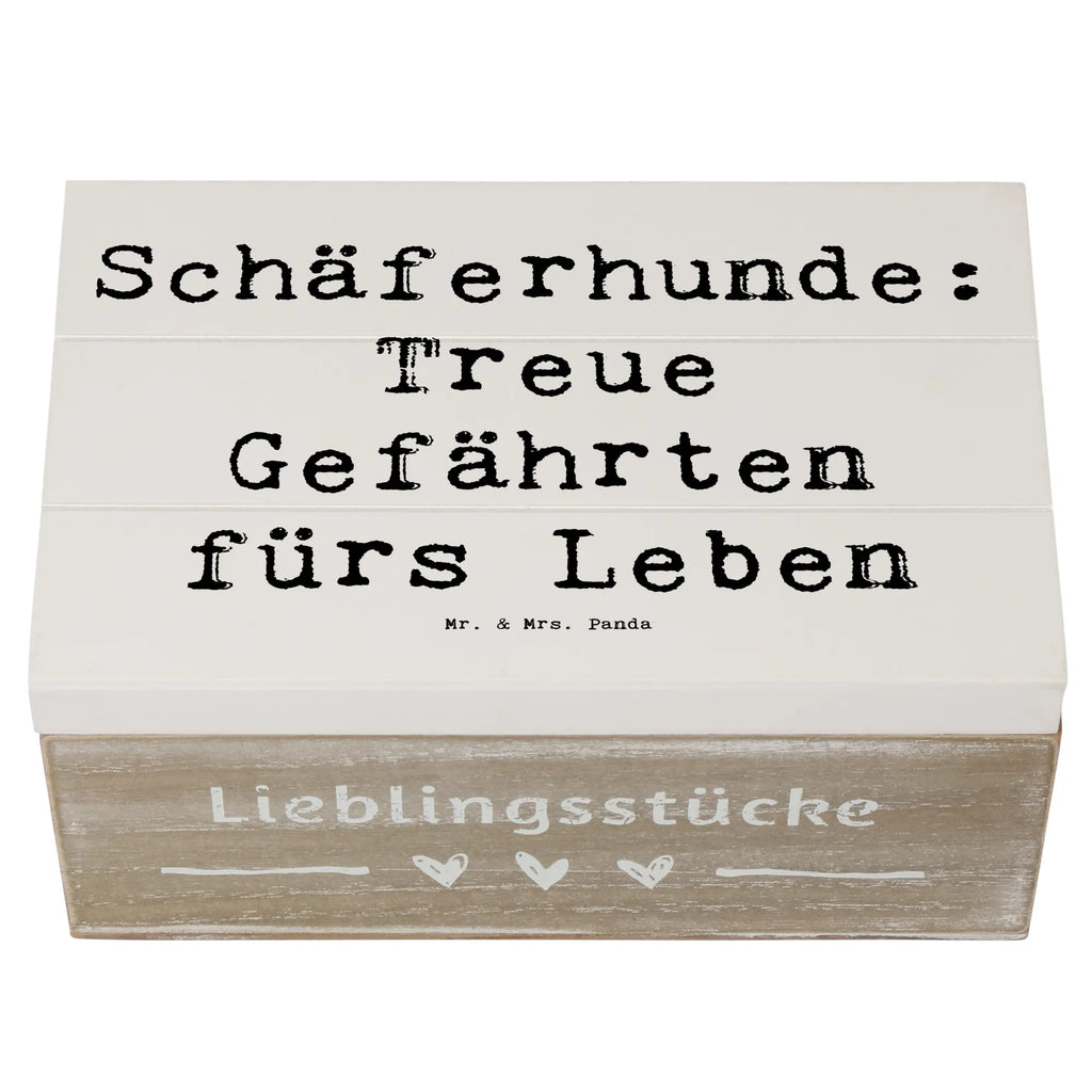 Holzkiste Spruch Schäferhund Gefährten XXL, Geschenkdose, Dekokiste, Erinnerungsbox, Schatulle, Geschenkbox, Aufbewahrungsbox, Erinnerungskiste, Holzkiste, Schatzkiste, Truhe, Kiste, Hund, Hunderasse, Rassehund, Hundebesitzer, Geschenk, Tierfreund, Schenken, Welpe