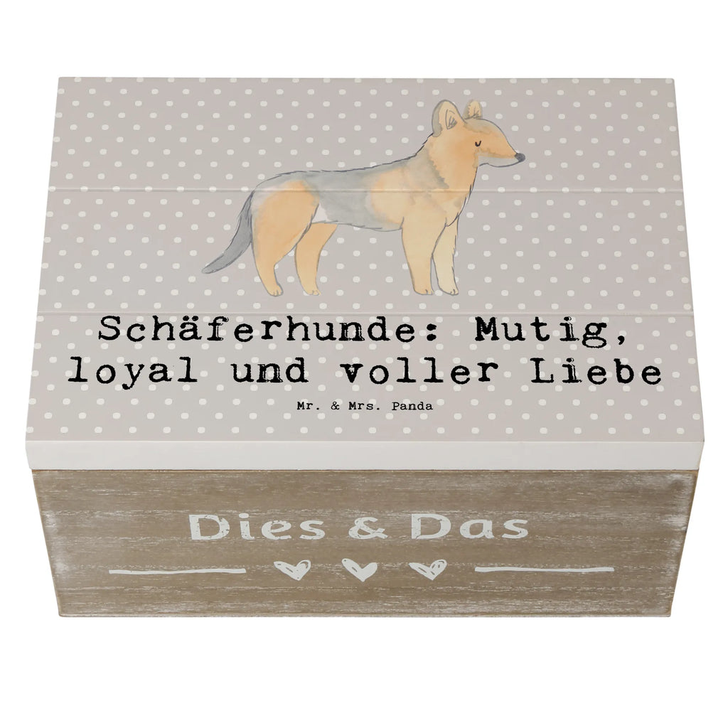 Holzkiste Schäferhunde Freundschaft Erinnerungskiste, Dekokiste, Truhe, Kiste, Geschenkbox, Erinnerungsbox, Geschenkdose, Schatzkiste, Aufbewahrungsbox, Holzkiste, XXL, Schatulle, Hund, Hunderasse, Rassehund, Hundebesitzer, Geschenk, Tierfreund, Schenken, Welpe