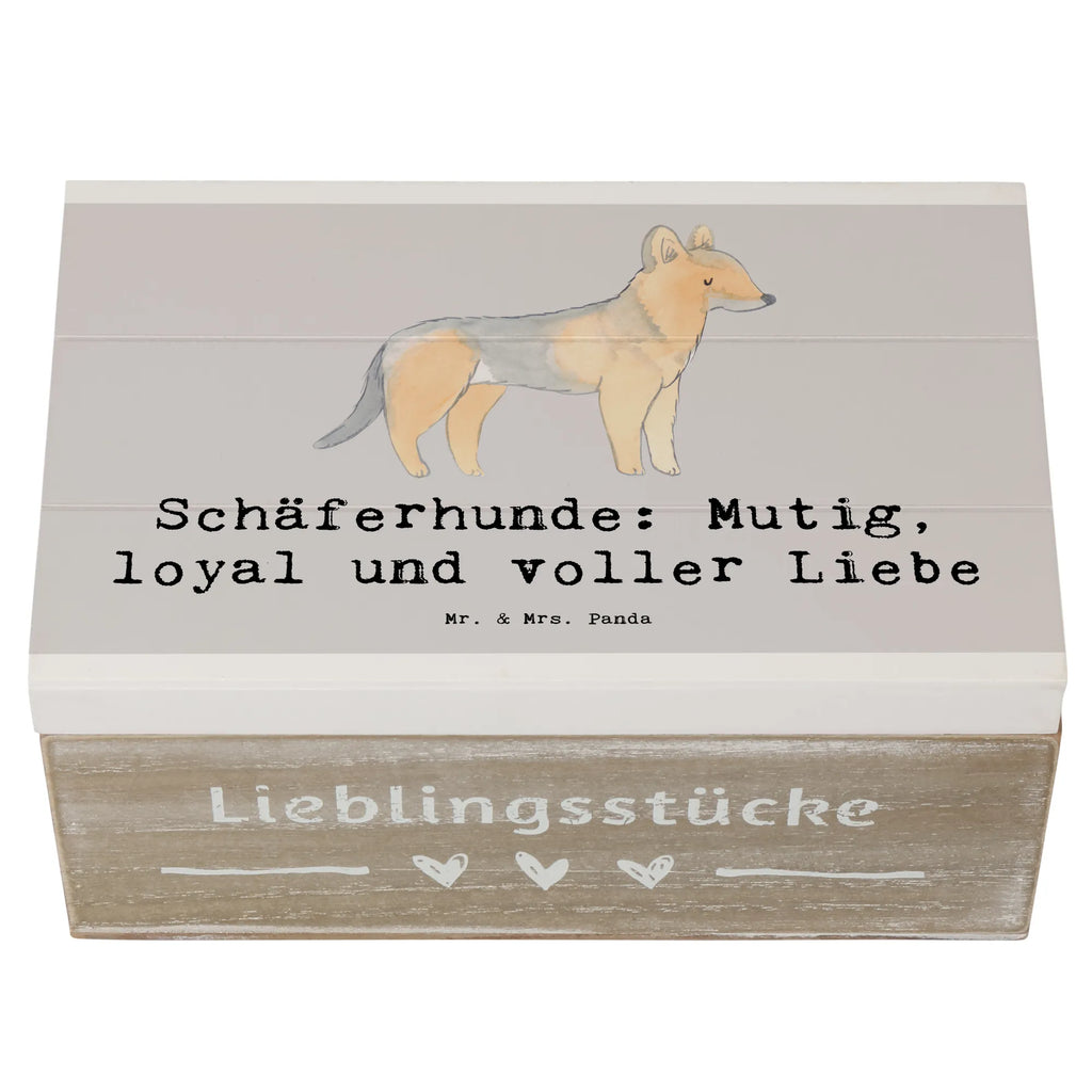 Holzkiste Schäferhunde Freundschaft Erinnerungskiste, Dekokiste, Truhe, Kiste, Geschenkbox, Erinnerungsbox, Geschenkdose, Schatzkiste, Aufbewahrungsbox, Holzkiste, XXL, Schatulle, Hund, Hunderasse, Rassehund, Hundebesitzer, Geschenk, Tierfreund, Schenken, Welpe