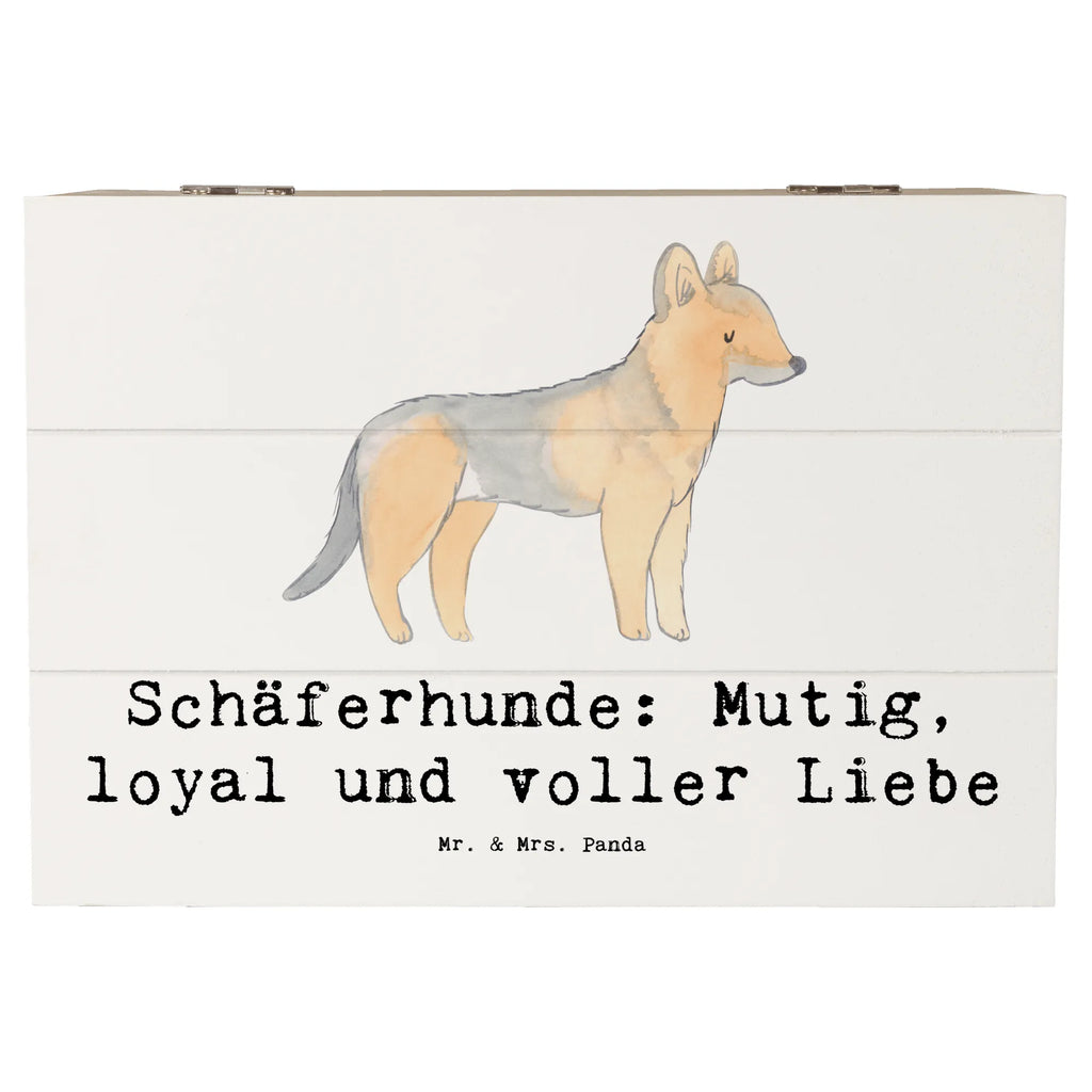 Holzkiste Schäferhunde Freundschaft Erinnerungskiste, Dekokiste, Truhe, Kiste, Geschenkbox, Erinnerungsbox, Geschenkdose, Schatzkiste, Aufbewahrungsbox, Holzkiste, XXL, Schatulle, Hund, Hunderasse, Rassehund, Hundebesitzer, Geschenk, Tierfreund, Schenken, Welpe