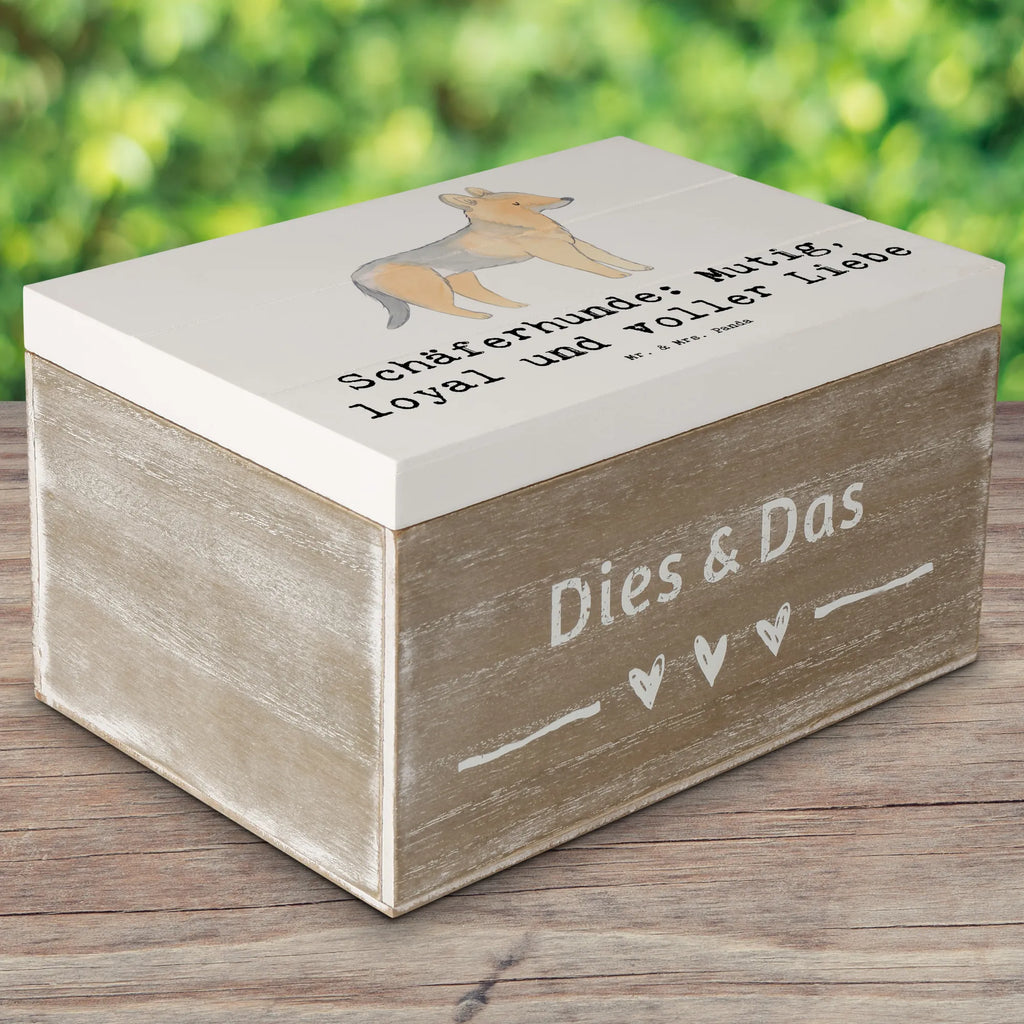 Holzkiste Schäferhunde Freundschaft Erinnerungskiste, Dekokiste, Truhe, Kiste, Geschenkbox, Erinnerungsbox, Geschenkdose, Schatzkiste, Aufbewahrungsbox, Holzkiste, XXL, Schatulle, Hund, Hunderasse, Rassehund, Hundebesitzer, Geschenk, Tierfreund, Schenken, Welpe
