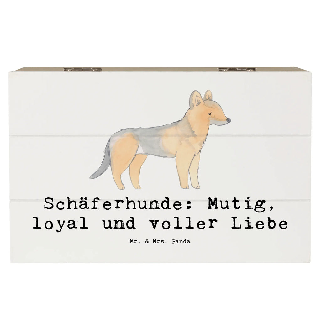 Holzkiste Schäferhunde Freundschaft Erinnerungskiste, Dekokiste, Truhe, Kiste, Geschenkbox, Erinnerungsbox, Geschenkdose, Schatzkiste, Aufbewahrungsbox, Holzkiste, XXL, Schatulle, Hund, Hunderasse, Rassehund, Hundebesitzer, Geschenk, Tierfreund, Schenken, Welpe