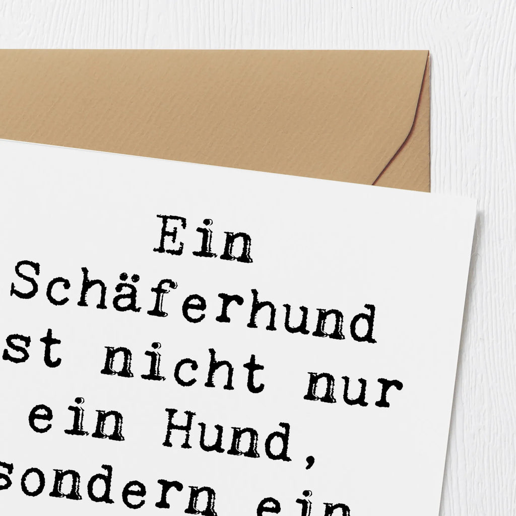 Deluxe Karte Spruch Schäferhund Freund Klappkarte, Hochzeitskarte, Hochwertige Grußkarte, Karte, Einladungskarte, Hochwertige Klappkarte, Geburtstagskarte, Grußkarte, Glückwunschkarte, Hund, Hunderasse, Rassehund, Hundebesitzer, Geschenk, Tierfreund, Schenken, Welpe