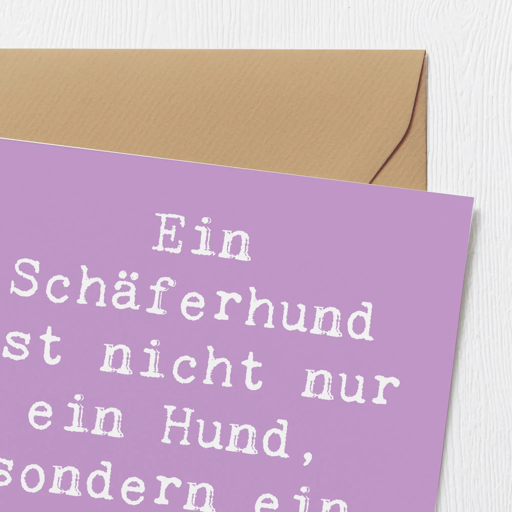 Deluxe Karte Spruch Schäferhund Freund Klappkarte, Hochzeitskarte, Hochwertige Grußkarte, Karte, Einladungskarte, Hochwertige Klappkarte, Geburtstagskarte, Grußkarte, Glückwunschkarte, Hund, Hunderasse, Rassehund, Hundebesitzer, Geschenk, Tierfreund, Schenken, Welpe