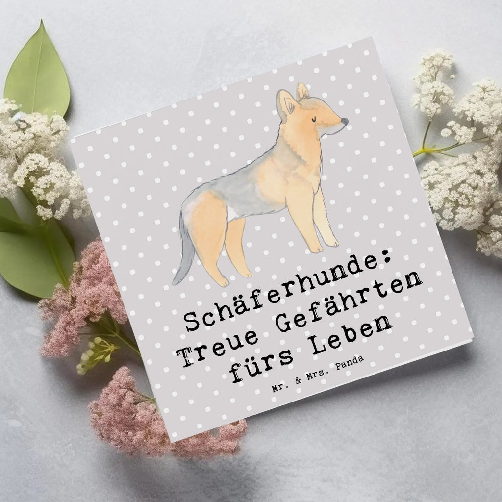 Deluxe Card Schäferhunde: Treue Gefährten fürs Leben Hochwertige Klappkarte, Karte, Klappkarte, Einladungskarte, Grußkarte, Glückwunschkarte, Hochwertige Grußkarte, Hochzeitskarte, Geburtstagskarte, Hund, Hunderasse, Rassehund, Hundebesitzer, Geschenk, Tierfreund, Schenken, Welpe