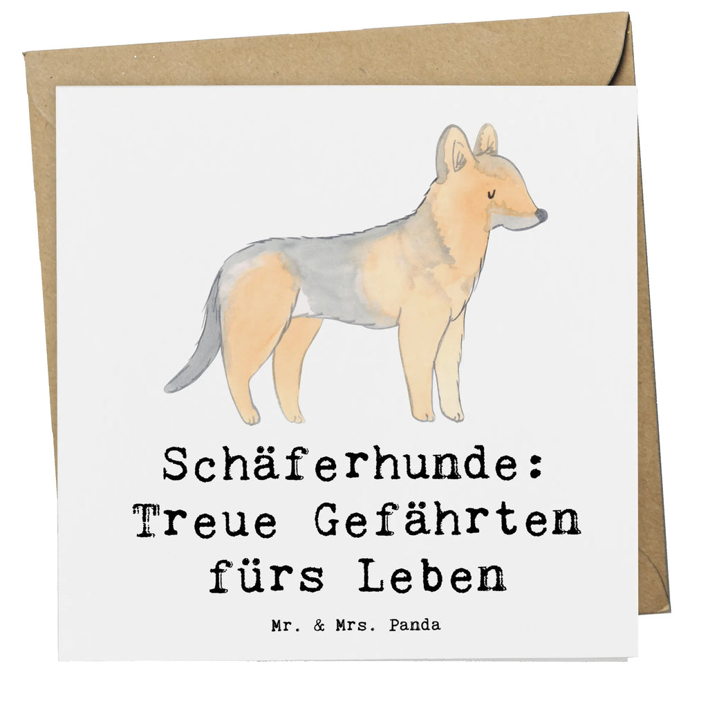 Deluxe Card Schäferhunde: Treue Gefährten fürs Leben Hochwertige Klappkarte, Karte, Klappkarte, Einladungskarte, Grußkarte, Glückwunschkarte, Hochwertige Grußkarte, Hochzeitskarte, Geburtstagskarte, Hund, Hunderasse, Rassehund, Hundebesitzer, Geschenk, Tierfreund, Schenken, Welpe