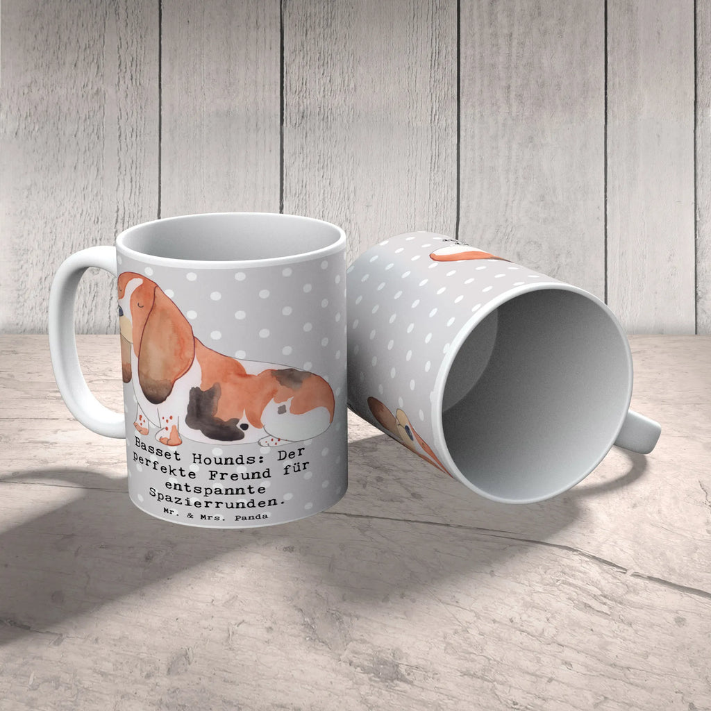Tasse Basset Hound Freund Geschenktasse, Bürotasse, Porzellantasse, Keramiktasse, Kaffeetasse, Teetasse, Tasse mit Zitaten, Tasse mit Motiven, Tasse, Hund, Hunderasse, Rassehund, Hundebesitzer, Geschenk, Tierfreund, Schenken, Welpe