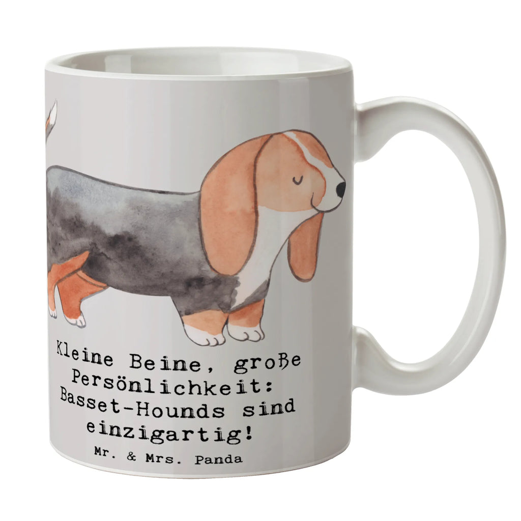 Mug Kleine Beine, große Persönlichkeit: Basset-Hounds sind einzigartig! Bürotasse, Geschenktasse, Tasse mit Motiven, Teetasse, Tasse, Tasse mit Zitaten, Keramiktasse, Porzellantasse, Kaffeetasse, Hund, Hunderasse, Rassehund, Hundebesitzer, Geschenk, Tierfreund, Schenken, Welpe